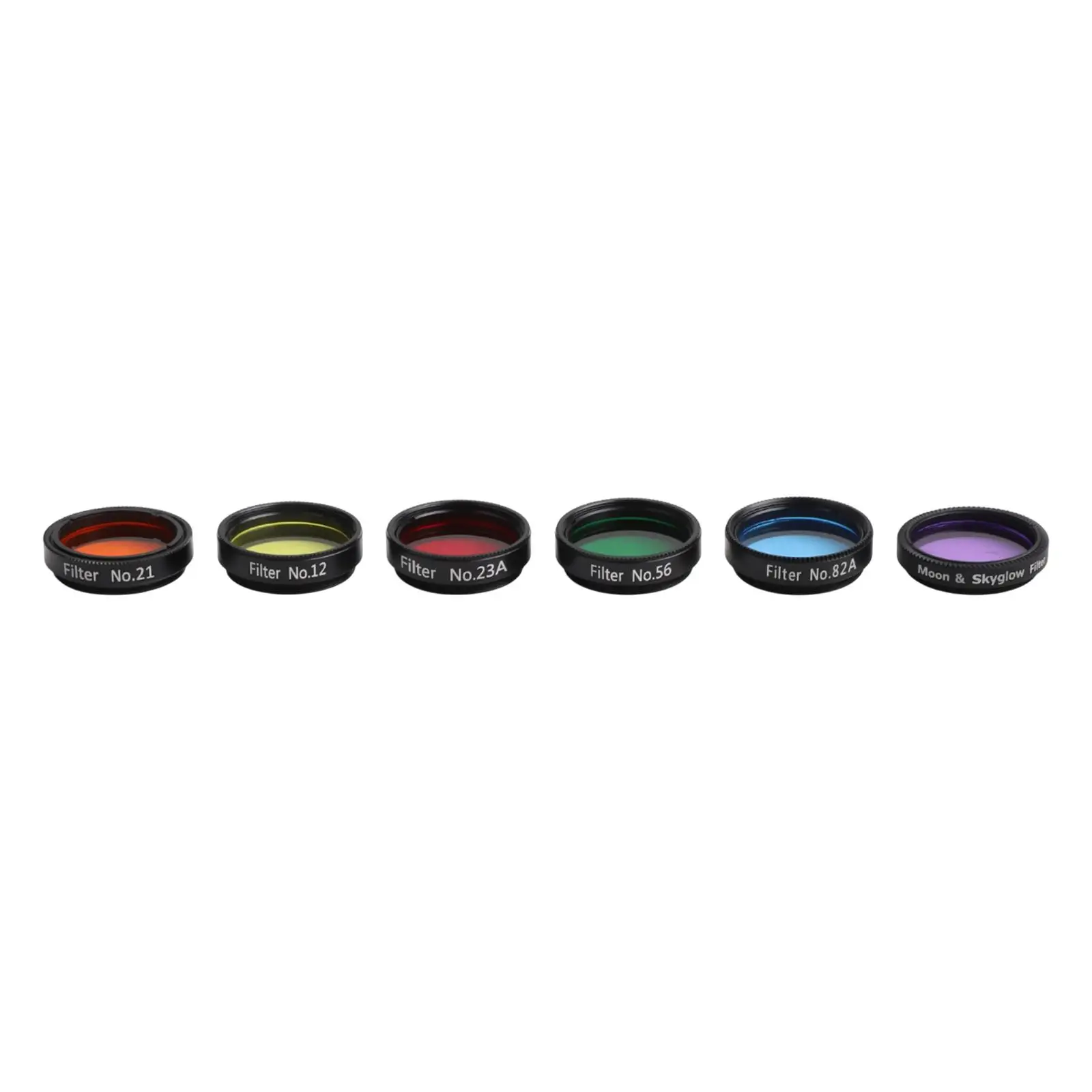 For Telescopes Filter Collection Six Pieces with Compact Box Essential Tools for Astronomy Photography Enthusiasts