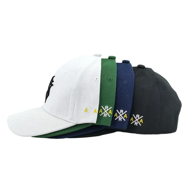 Men's lettered embroidered baseball cap Casual breathable sunscreen cap Outdoor fashion visor