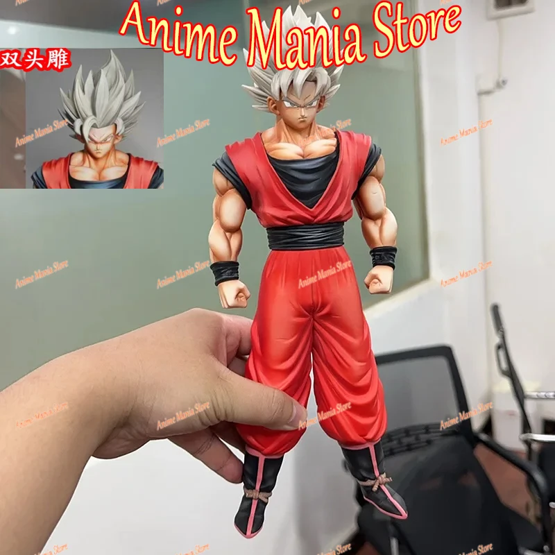 

In Stock HY Toys Dragon Ball Anime Figures Weekly Color Goku Action Figure 32 CM Double-headed PVC Statue Model Collection Toy