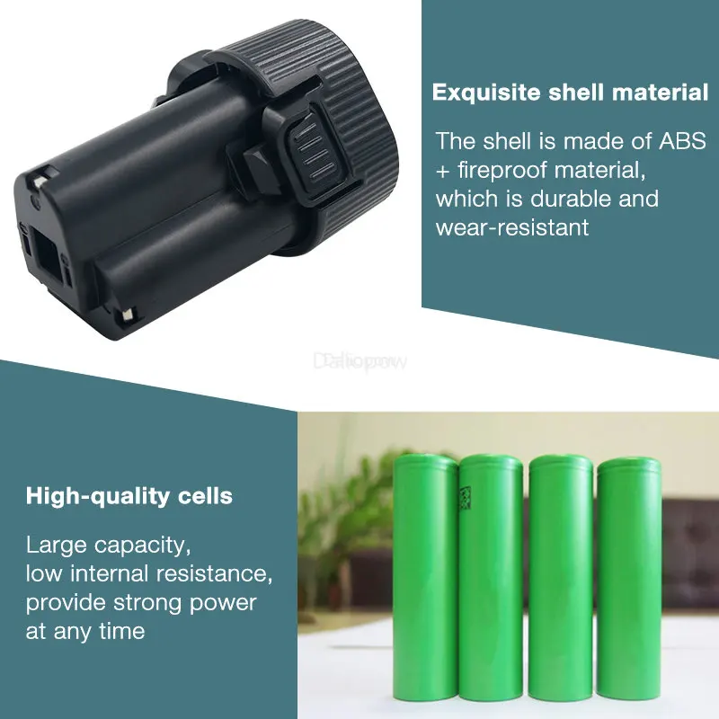 Sostituzione Batteria 10.8V-12V BL1013 3500mAh per Makita li-ion BL1014 DF330D FD01Z TD090D TD090DW DF030D LCT203W Tool Batteria