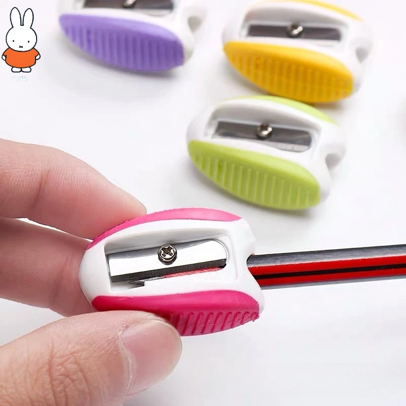 

Kawaii Miffy Rabbit Cartoon Pencil Sharpener Cute Cartoon Pencil Sharpener Easy To Carry Students Manual Pencil Sharpener