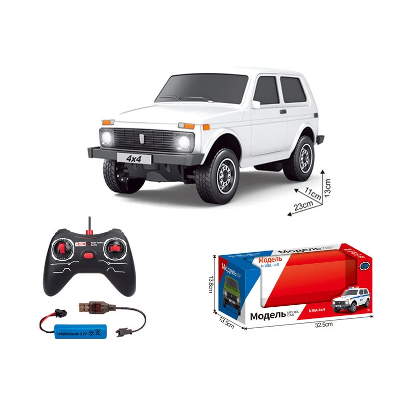 2025 New In Stock 1:12 Metal Silver Remote Control Cars Boy Toy Lada Pickup Truck Car Model Toys Children'S Birthday Gifts