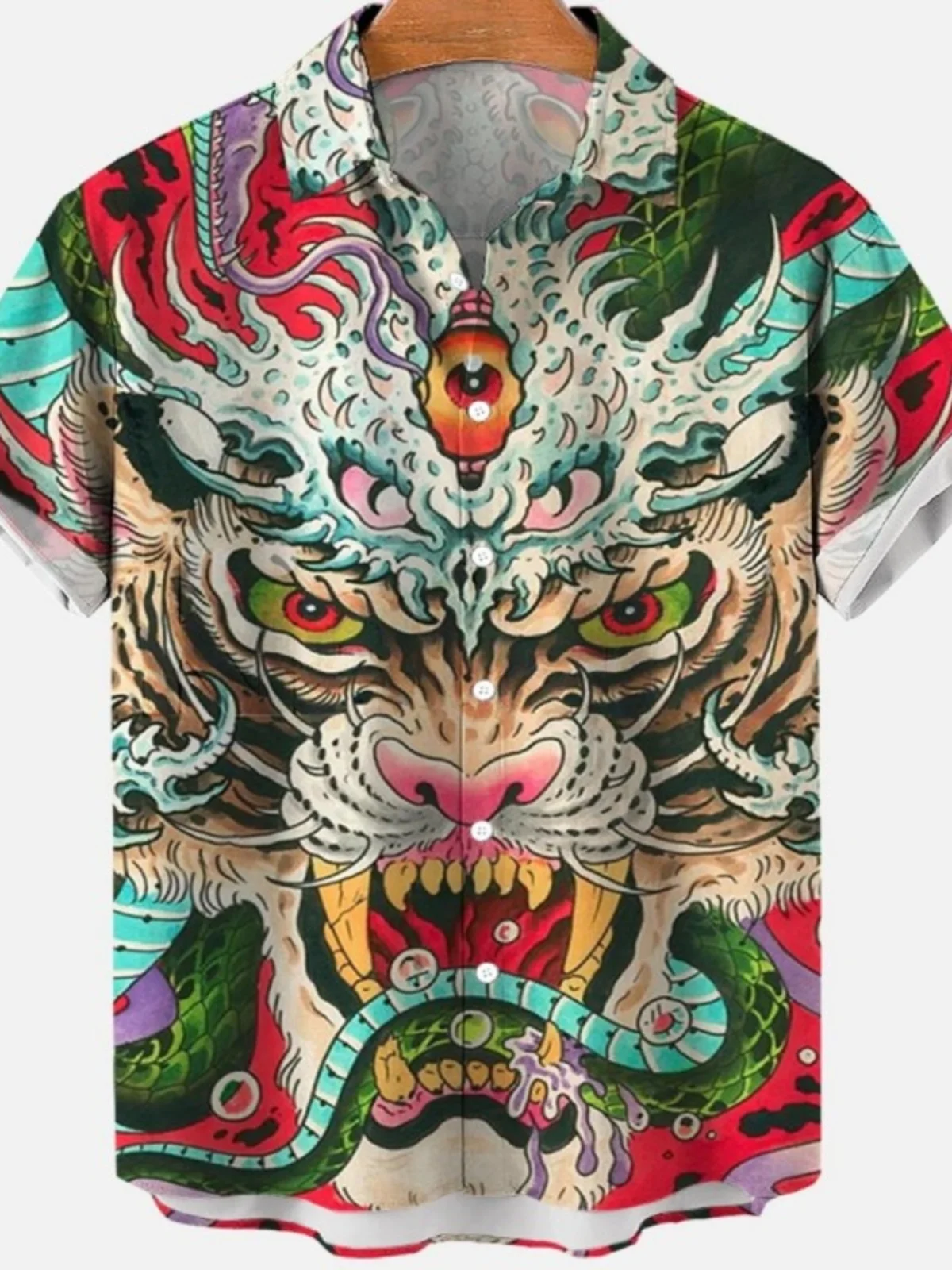 

3D Digital Print ort Sve Мужская irt Faionable Youthful Patterned Slim Fit Long Sve Casual irt на осень