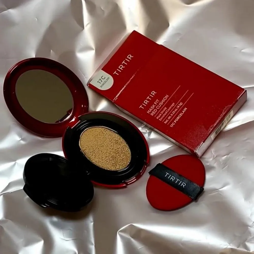 Base de cojín TIRTIR, protector solar de larga duración, cojín de aire, base compacta de alta cobertura, maquillaje coreano Original