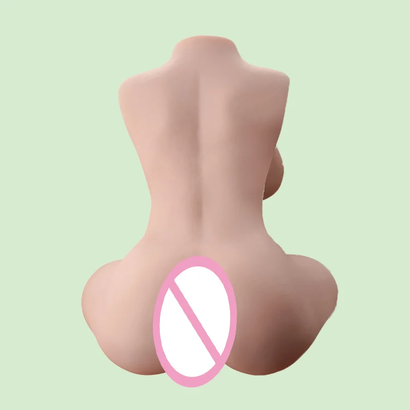 RENHEYUOU muñeca sexual de medio cuerpo realista 3D Vaginal Anal hombres masturbador juguetes sexuales Sexy pecho grande 9KG muñecas sexuales de Torso sexpuppe