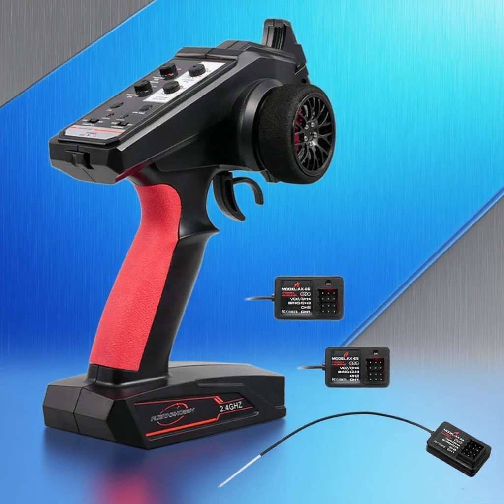 AUSTAR AX6S 2.4G 4CH RC جهاز إرسال راديو السيارة مع جهاز استقبال AX-6S #3