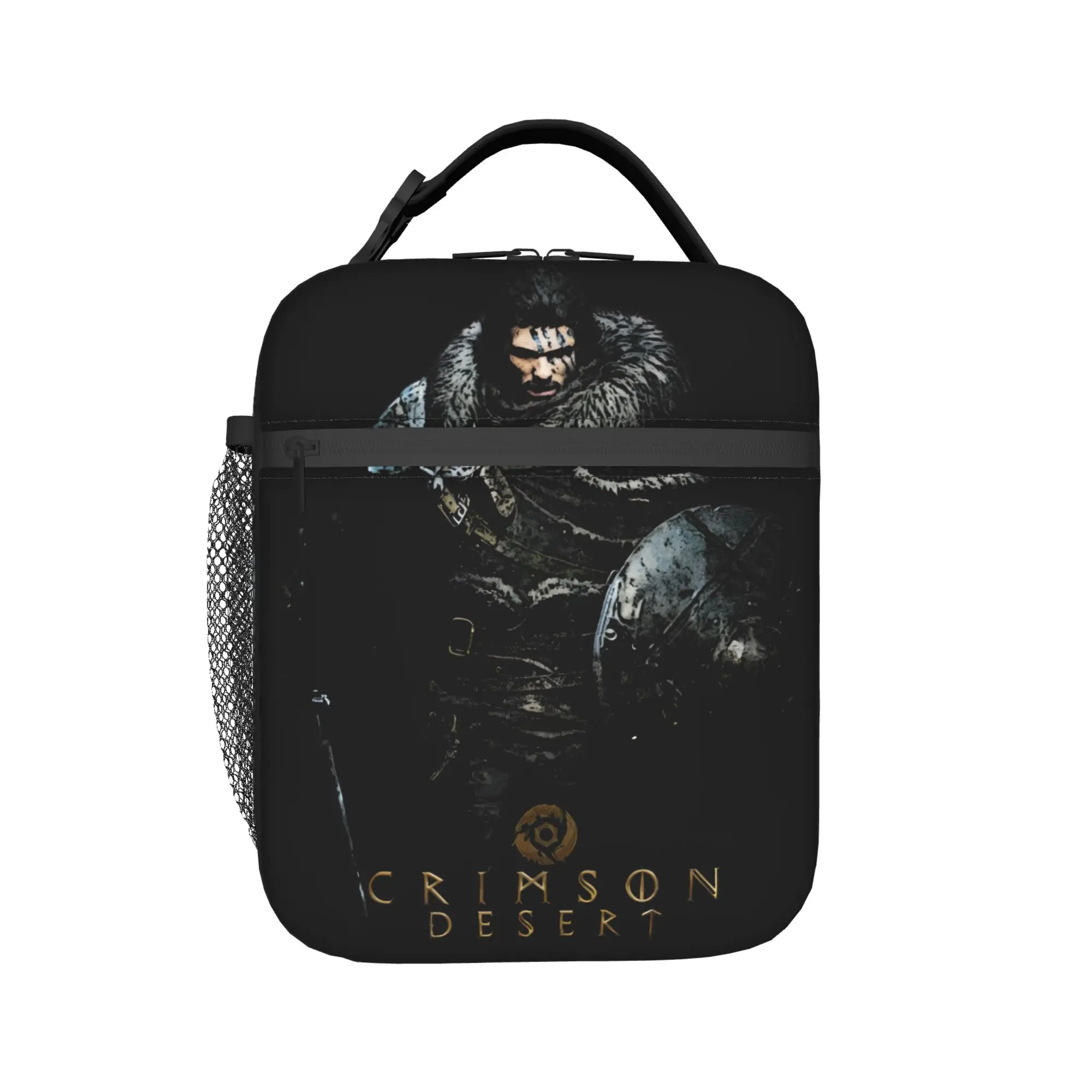 Pearl abyss crimson desert  Thermal Insulated Lunch Bag for Work  Portable Bento Box Men Women Cooler Thermal Lunch Box