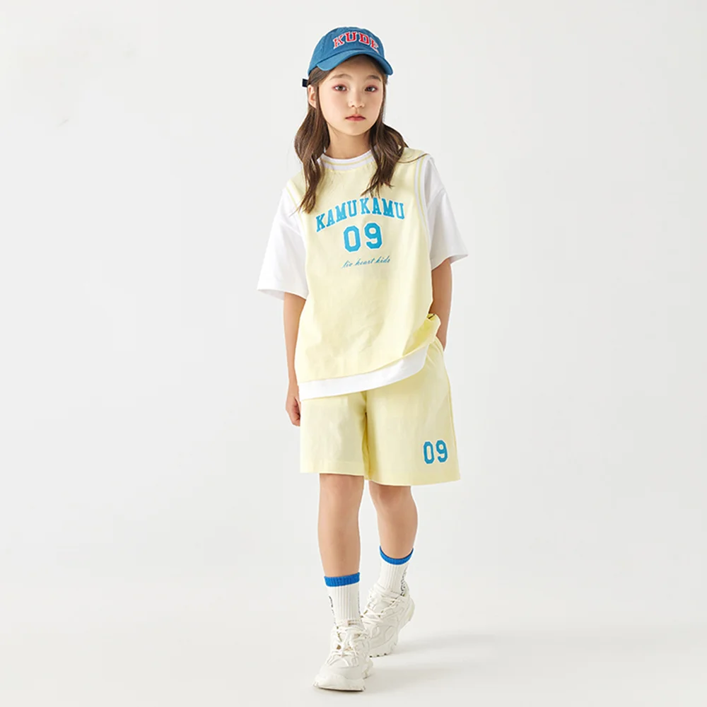 "ملابس KAMUKAMU 09 للأطفال متعددة الألوان — صيف 2025 يجب اقتناؤها! تصميم خفيف الوزن وخطوط عصرية لراحة رائعة!" #2