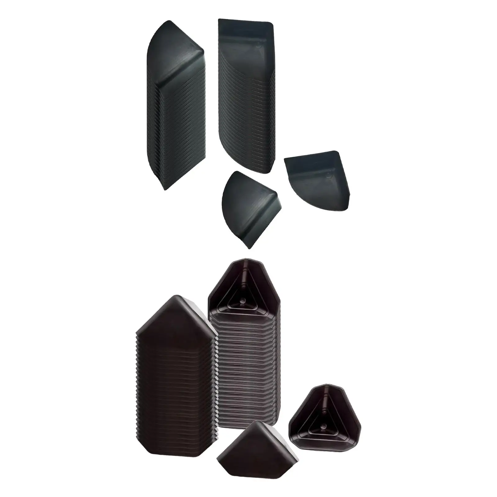 50 قطعة من واقيات زوايا صندوق الشحن، شديدة التحمل، واقيات زوايا سميكة لحماية الأثاث لتغليف الكرتون السريع