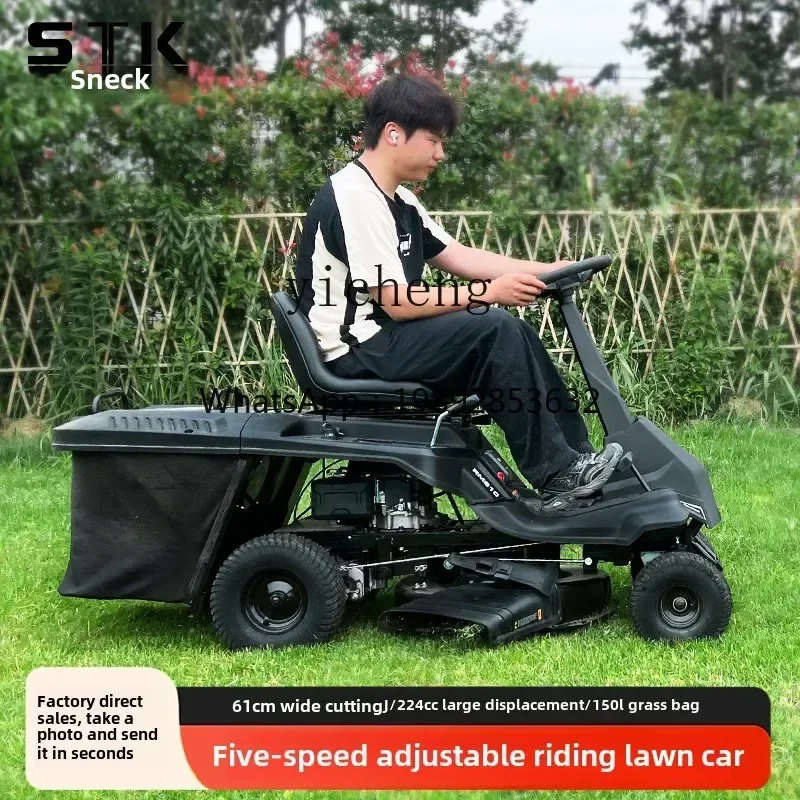 TQH Steck Mounted Electric Start  Lawn Mower Golf  Mower Lawn Mower Rear Lawn Car