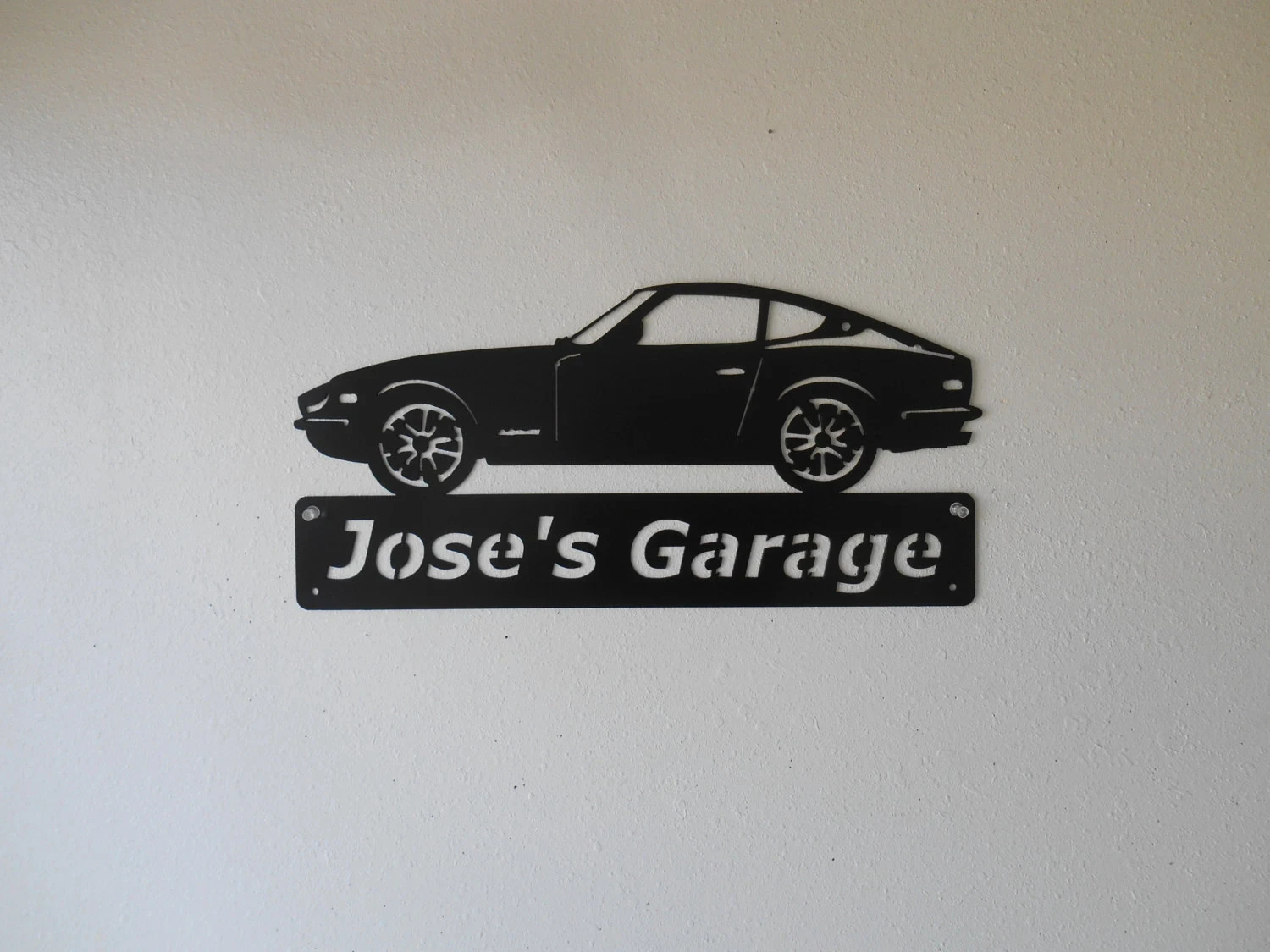 Laser Cut Steel Personalized Metal Sign