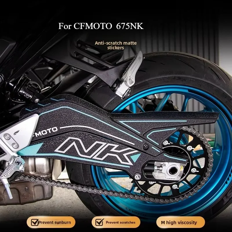 

FOR CFMOTO 675NK 675 NK Motorcycle Accessories Sticker Rotating Shaft Swingarm Protection Decal Waterproof