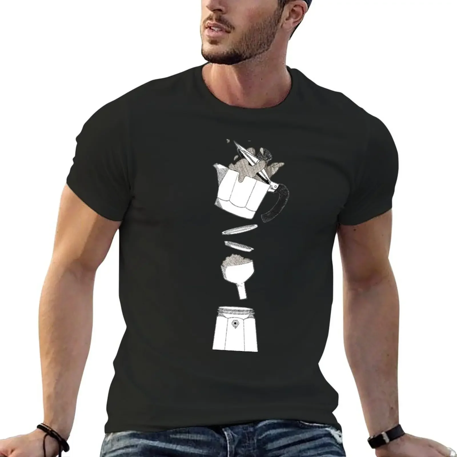 

Espresso Moka T-Shirt luxury t-shirt tees plain white t shirts men