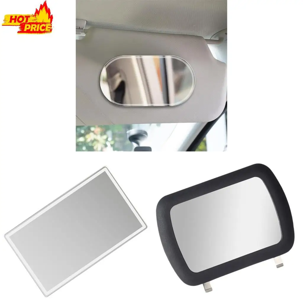 

Автомобильные солнцезащитные козырьки зеркало зеркало нержавеющая среда Универсальная клея легкая установка для автомобильных