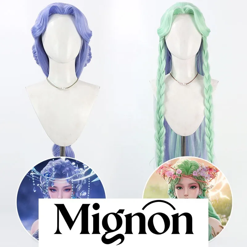 

Honor of Kings Diao Chan Fragrant Dream Blossoms cosplay wig multi-color styled widow's peak Halloween gift