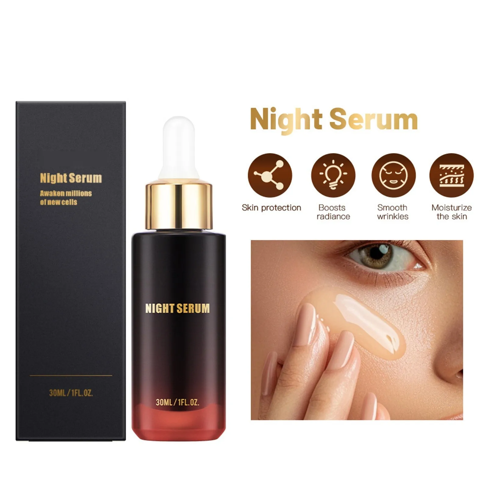 

30ml Facial Facial Moisturizing Skin Care Wrinkle Reduction Whitening Firming Moisturizing