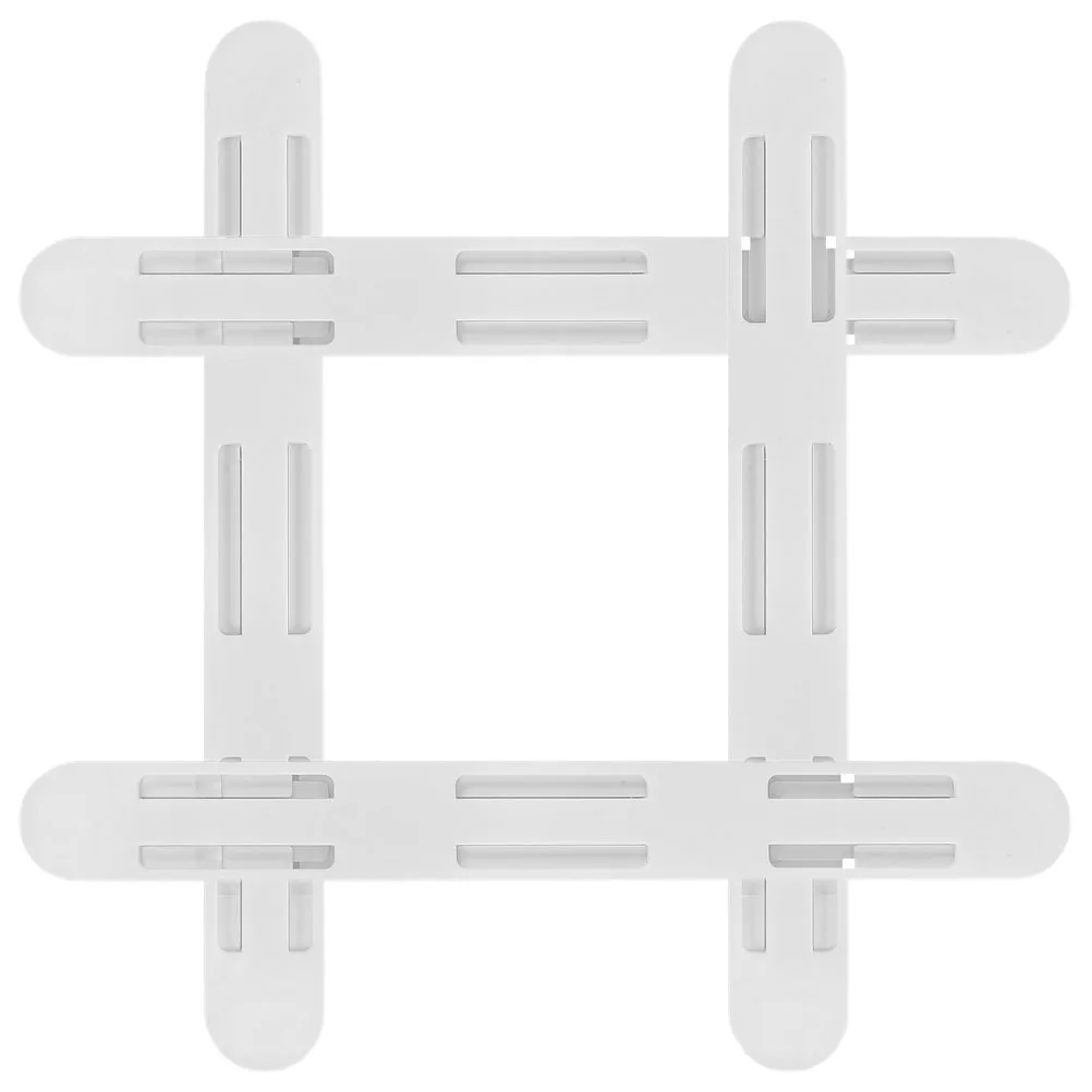 

4pcs Slide Rail Storage Box Drawer Guide Bottom Mount Slides Bin Self Adhesive Cabinet Abs Dresser Furniture Organizer