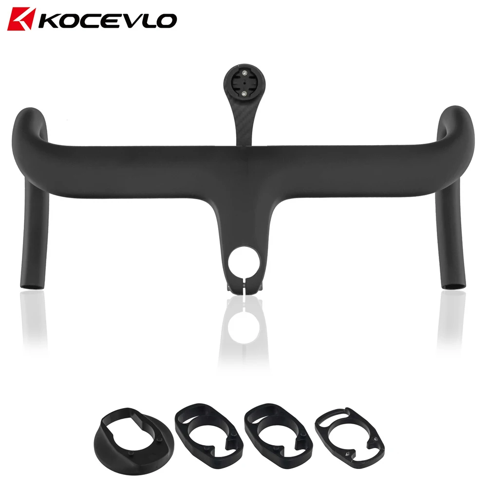 KOCEVLO Road Bike Full Carbon Integrated Bicycle Handlebar For Sunspeed Road bike With Spacers Cycling handlebar