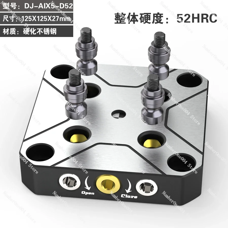 Applicable To Four or Five Axis Clamp Self-centering Vice Can Be Matched with Zero Quick Change Four Axis L Bridge