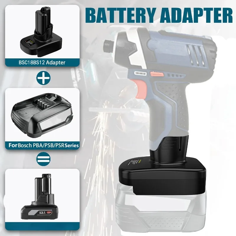 Battery Adapter for Bosch 12V Tools