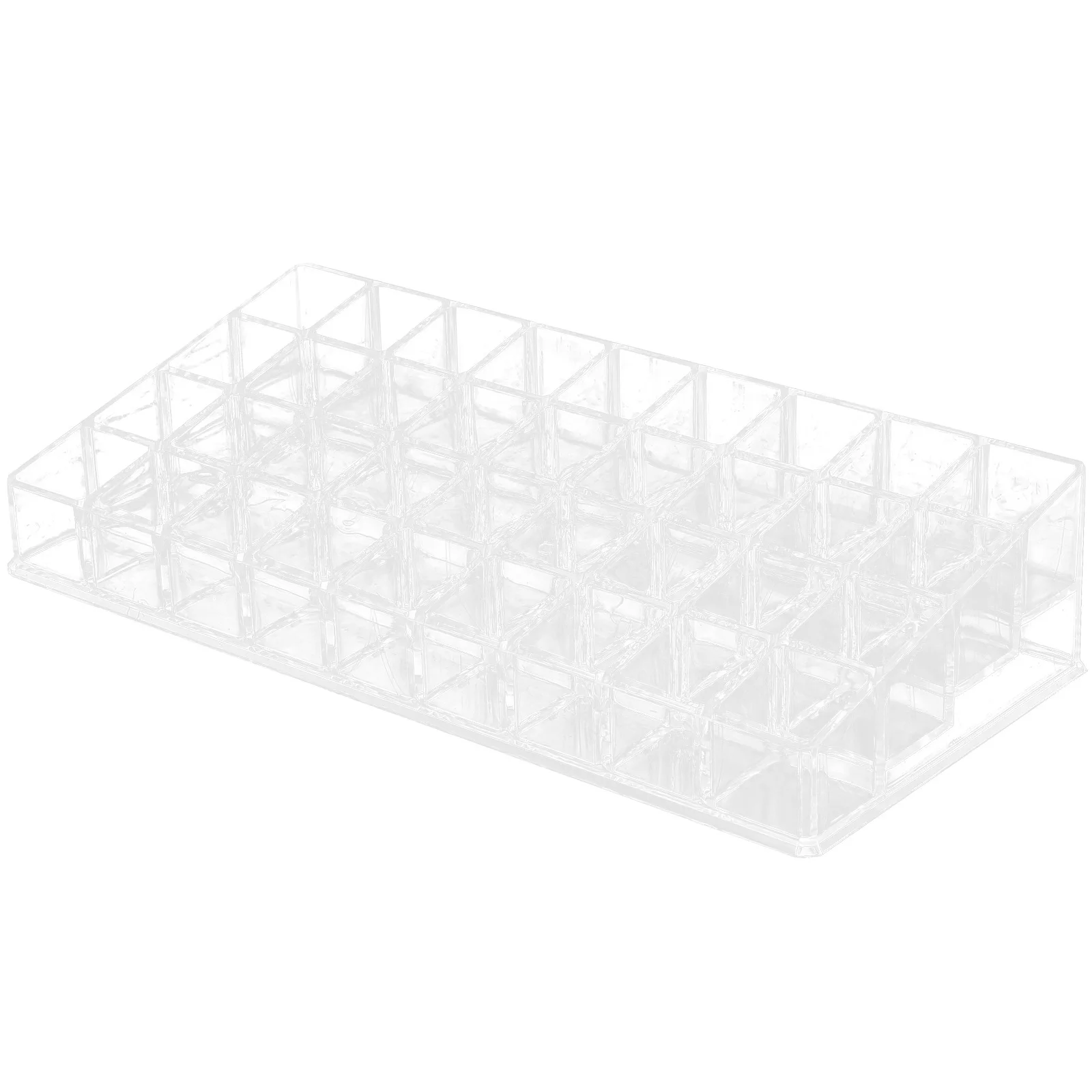 36-slots transparante lippenstifthouder grote capaciteit make-up organisator opslag display rack desktop opbergdoos voor thuis