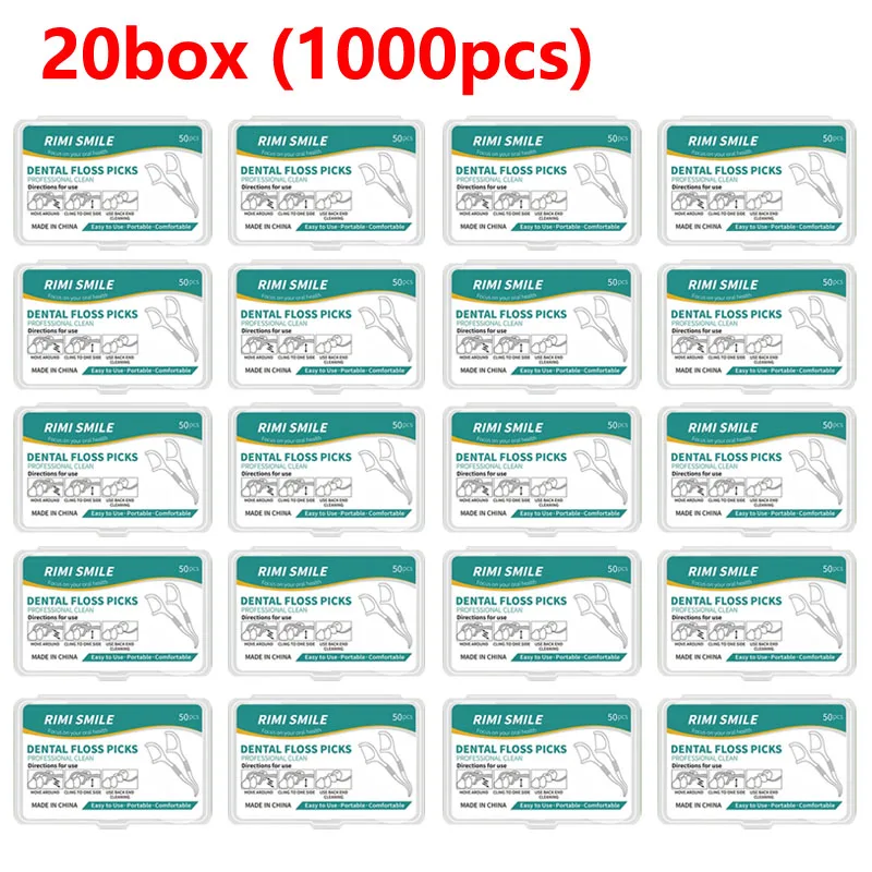 1000/600/300/150 STUKS - Ultrafijne tandenstokers - Reinig de ruimte tussen de tanden met één stuk - Mondverzorgingshulpmiddel