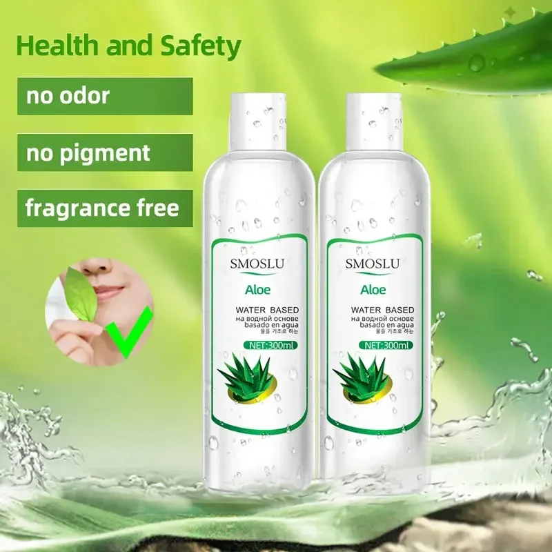 Aloe Lubricant for Smooth and Safe Sessions - 300ml Water-based Lube