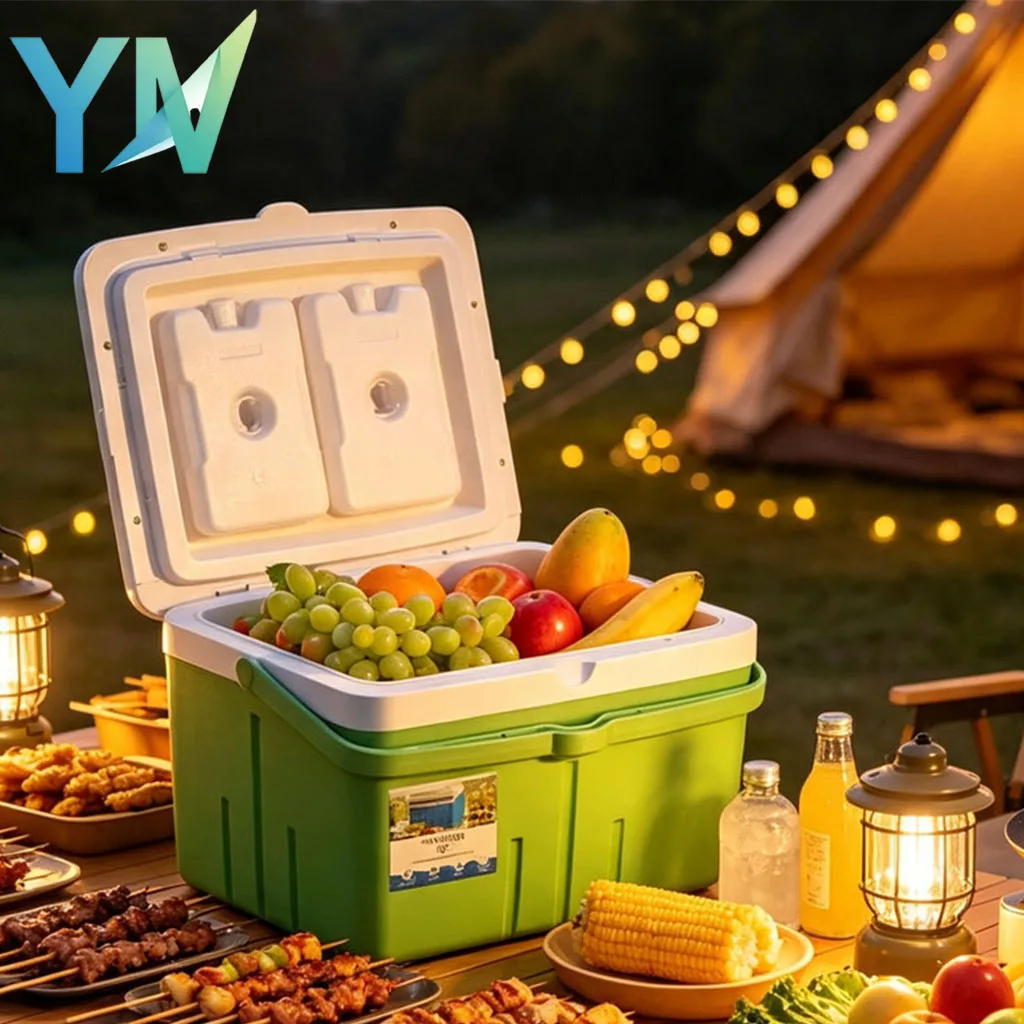 Portable Insulated Ice Cooler Temperature Keeping Sealed Leakproof Airtight for Outdoor Beach Camping Picnic Fishing Car Travel
