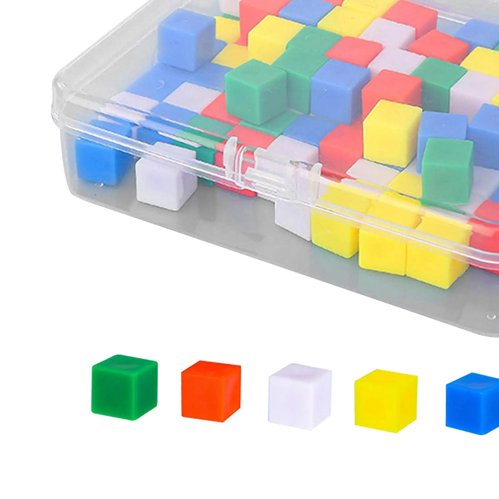 100 قطعة مكعبات سنتيمتر كتل تطوير الرياضيات تعلم العد مكعبات فرز الألوان لعب للمعلم الفصول الدراسية المنزلية #5