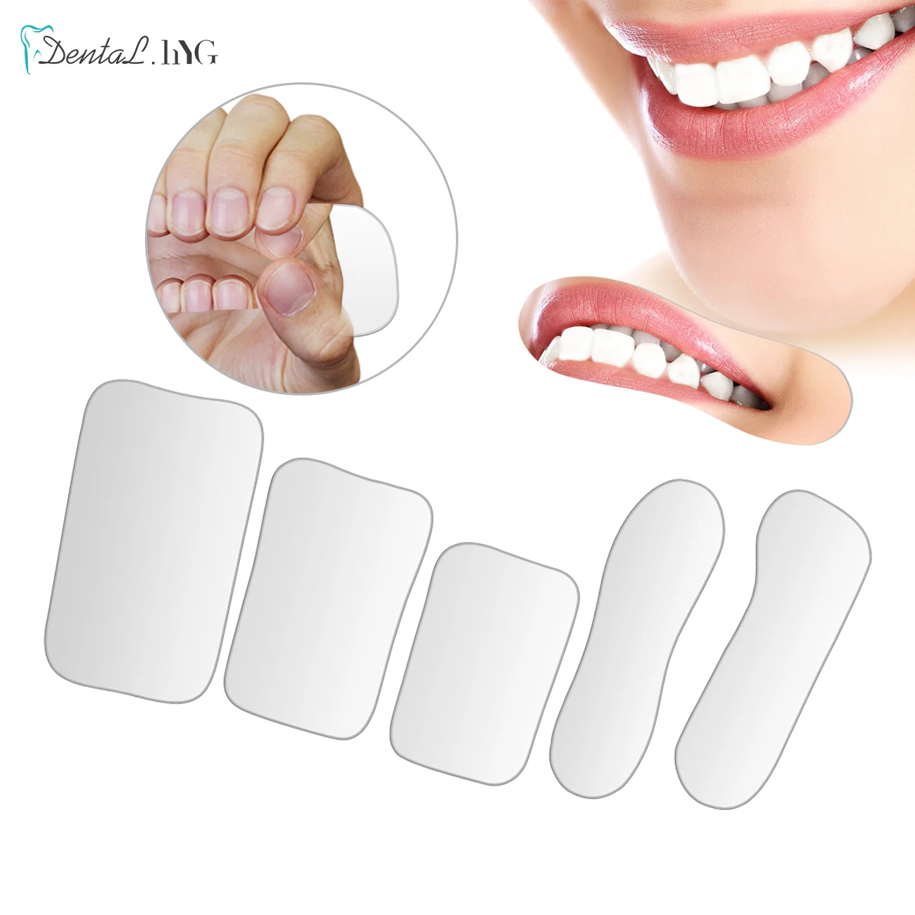 1Pcs/5Pcs Dental Orthodontic Mirror Photography Double-Sided Mirrors Dental Tools Glass Material Dentistry Reflector Intra Oral