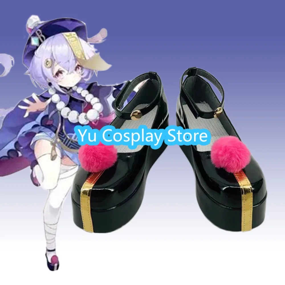 

Yu Косплей Магазин Genshin Impact Qiqi Ролевая игра Обувь на заказ Игра Аниме Хэллоуин Карнавальный костюм