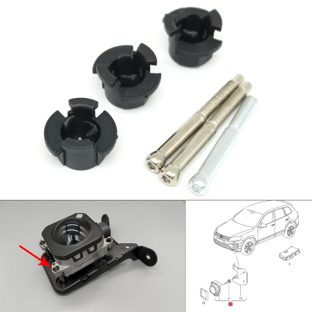 ACC Adaptive Cruise Distance Radar Sensor Holder Fixing Clip For Porsche Macan 95B Cayenne 958 Panamera 970 911 991 VW Touareg