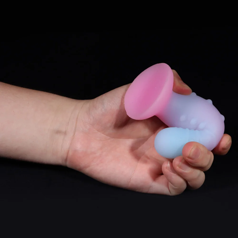 Dildo realistico potente ventosa piccolo Dildo in Silicone da Bowling con ventosa giocattoli anali giocattolo del sesso giocattoli per adulti