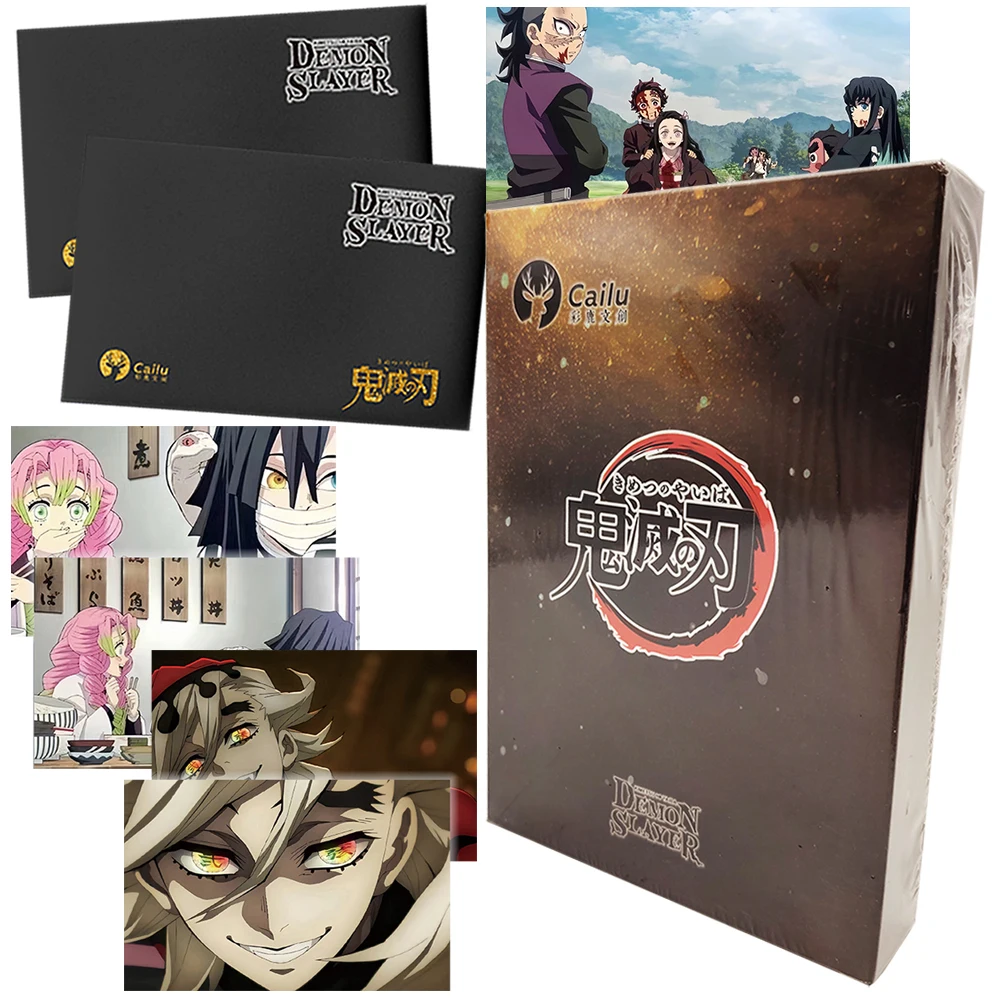 

Demon Slayer Collection Card Anime Peripheral Exquisite Acrylic Identification Theme Color Paper Card Fun Birthday Surprise Gift
