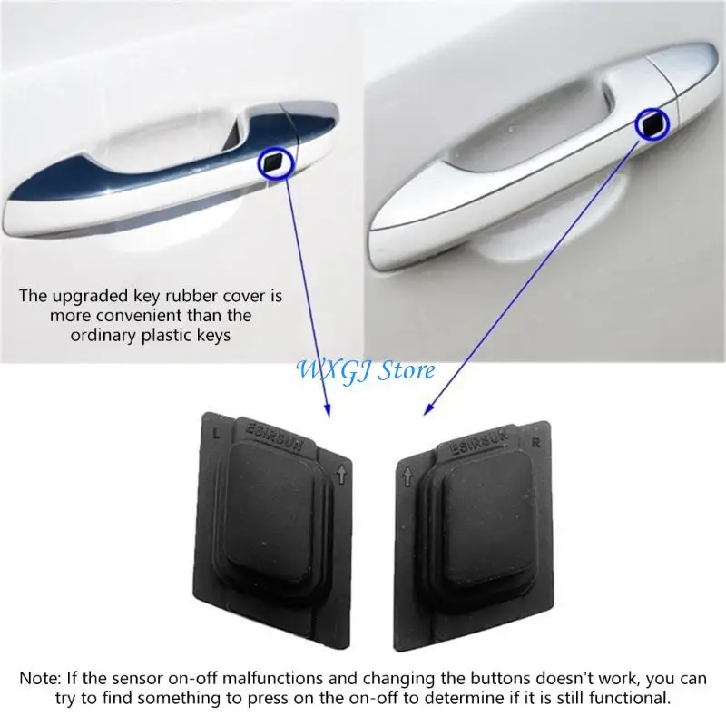 37JE Ergonomic Exterior Door Handle Activation Cap With Dust For KX5