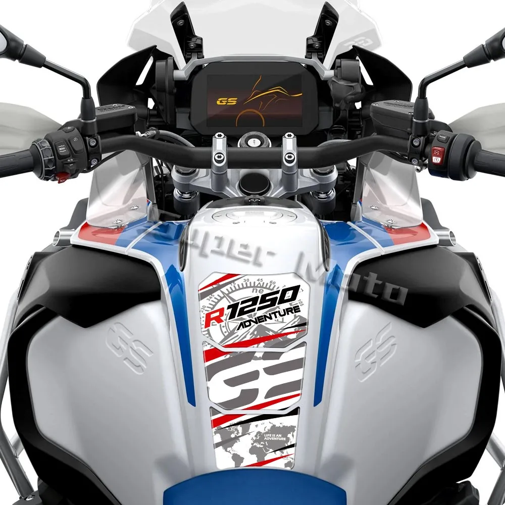 3D Motorcycle Fuel Tank Protector Sticker For R 1250 GS r1250 40th R1250GS Anniversary 2019 2020 2021 Waterproof Accessories