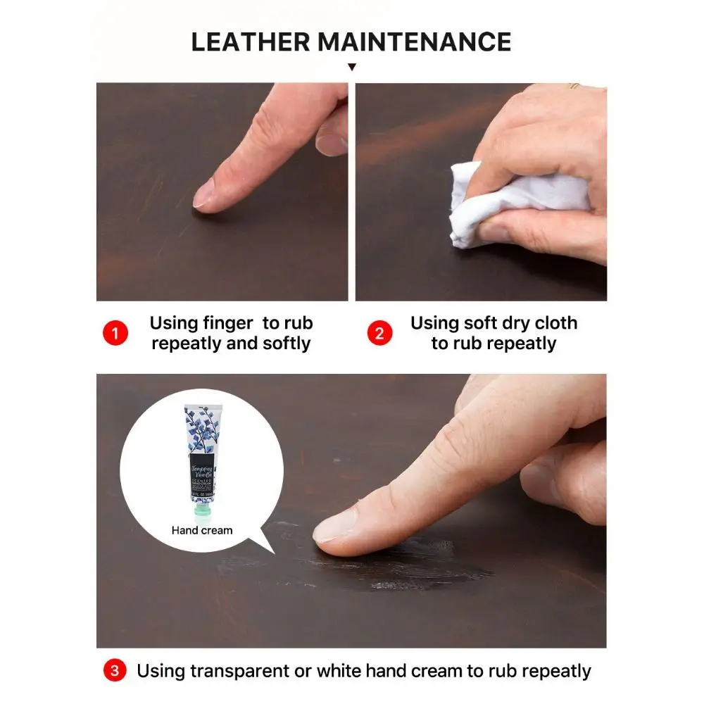 Creative Genuine Leather Snap Valet Tray Snap Closure Foldable Desk Organizer Versatile Desktop Storage Tray Key Tray