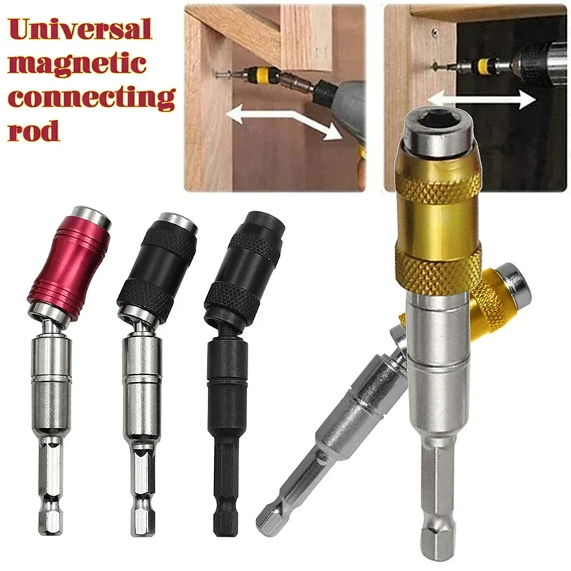 

Magnetic Screwdriver Drill Bit Extension Rod Chrome Vanadium Steel Adjustable Hex Shank Screw Bit Quick Change Holder Hand Tools