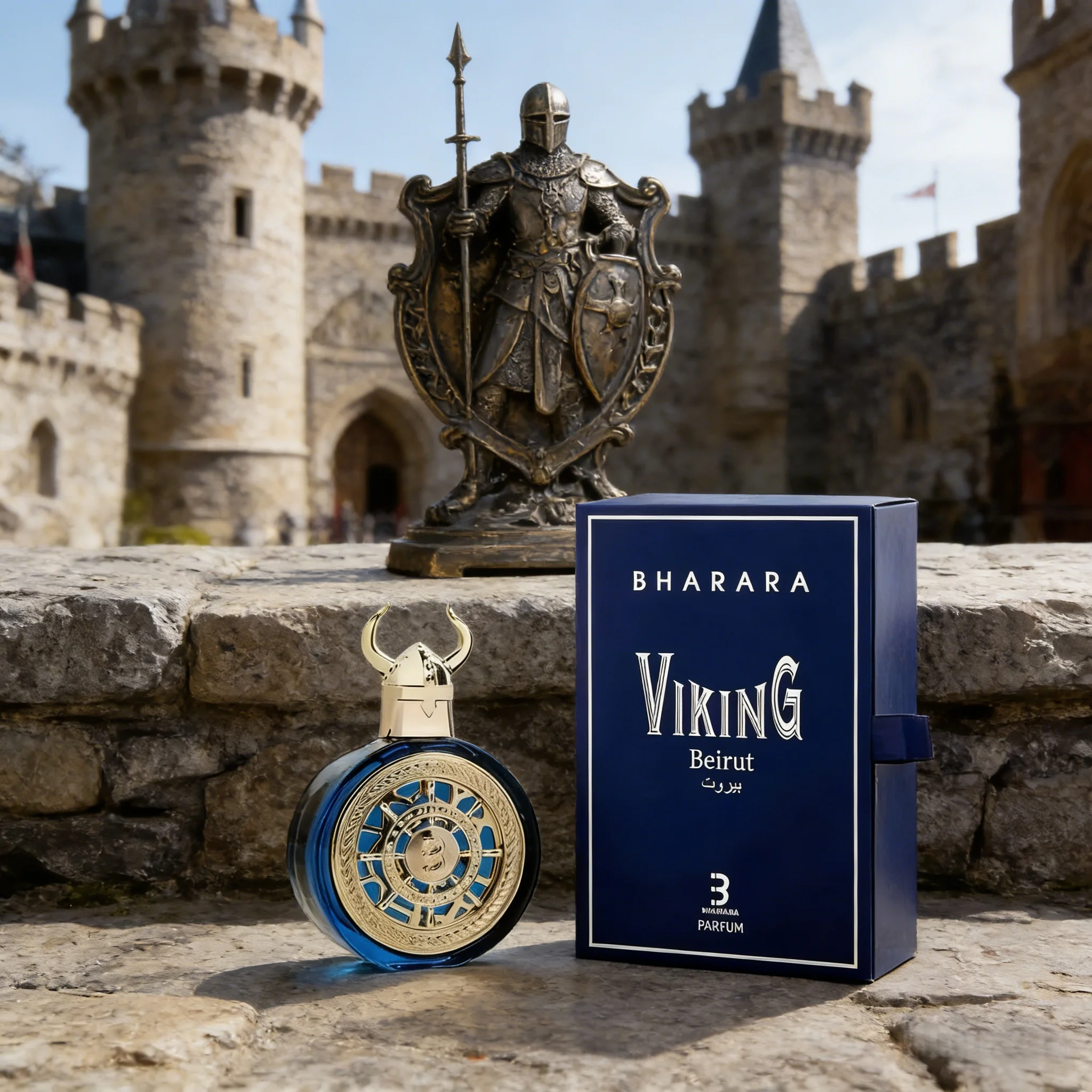 

Bharara Viking Beirut Eau de Parfum, Bold Spicy Woody Men's Perfume, Long Lasting Adventurous Fragrance, Ideal Holiday Gift