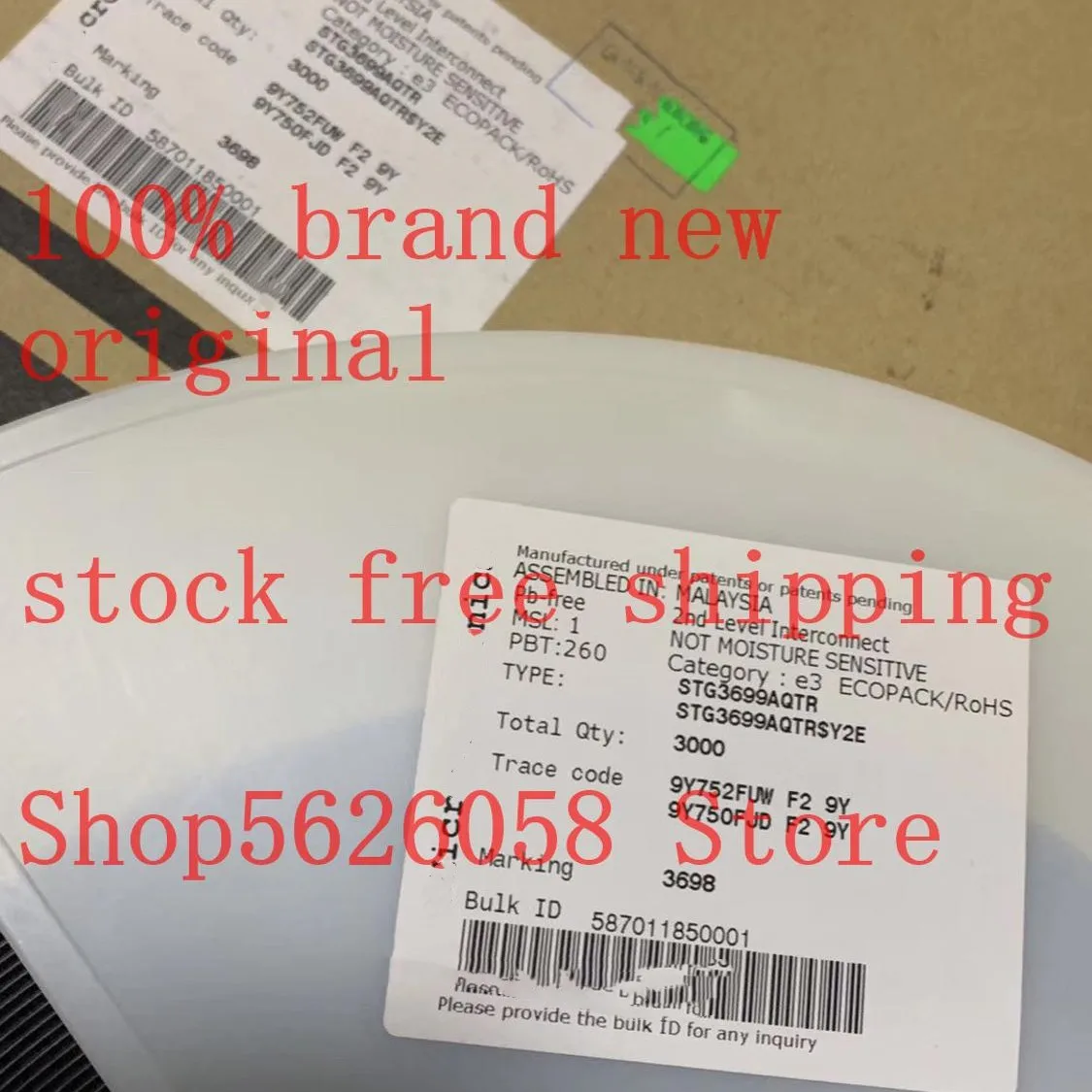 

STG3699AQTR 100% New Original STOCK freeshipping 20PCS-200PCS/LOT QFN-16