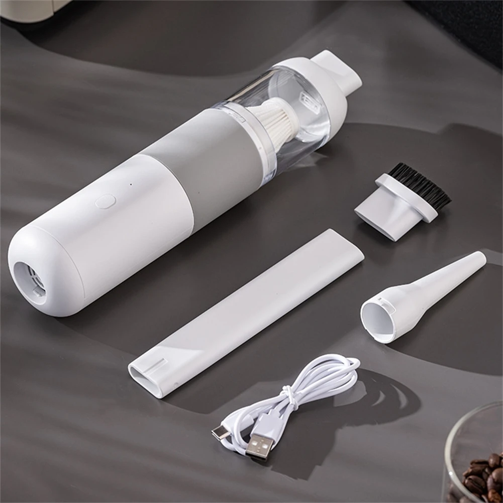 Portable Coffee Powder Vacuum Cleaner Small Wireless Charging Powder Suction Machine Bar Coffee Dust Cleaner Coffee Accessories