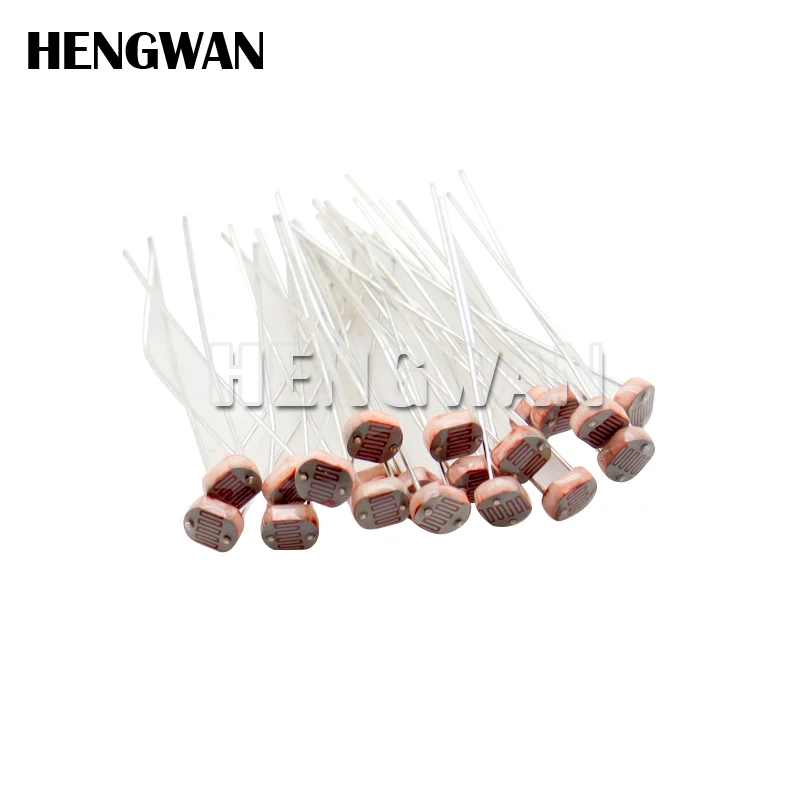 50pcs 5 values * 10pcs LDR Photo Light Sensitive Resistor Photoelectric Photoresistor Kit for 5516 5528 5537 5539 5549 GL5528