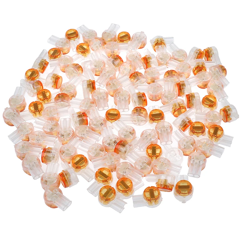 100Pcs K2 Ports Gel Splice UY2 Wire Terminal Connector For Telephone Network