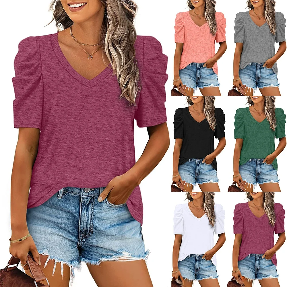 

Женская плиссированная футболка Vne ort Sve Top Cleanfit Sle Other Fabric 206, зимняя коллекция Ladies Faion