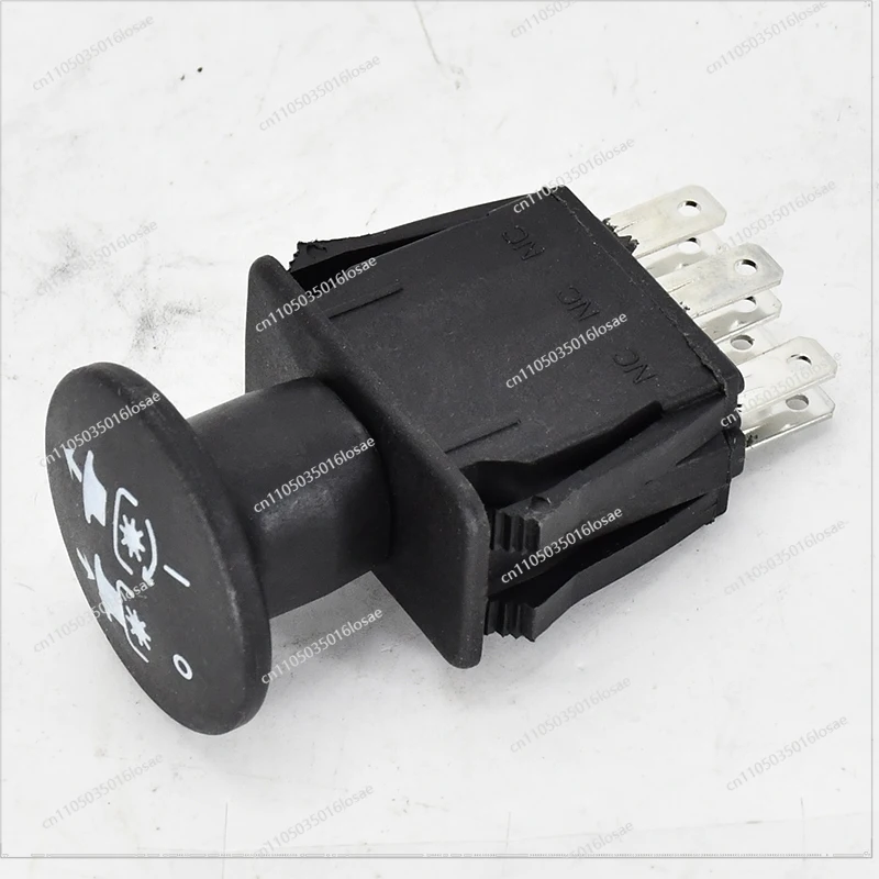 For mushroom head emergency stop switch 10A lawn mower electronic clutch switch lawn mower button power off switch