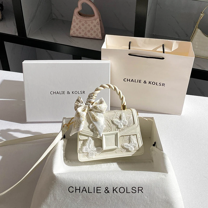 

Elegant bowknot handbag, trendy and stylish shoulder and crossbody bag