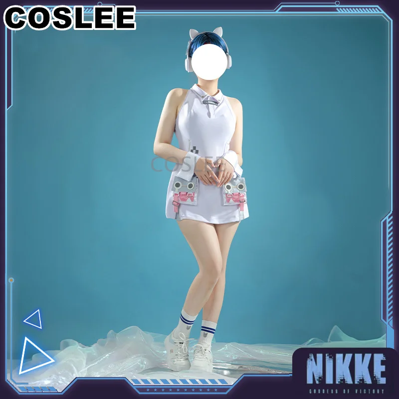 COSLEE NIKKE Shifty Cosplay Costume The Goddess Of Victory Game Suit Lovely Dress Uniform RolePlay Halloween Party Outfit Women