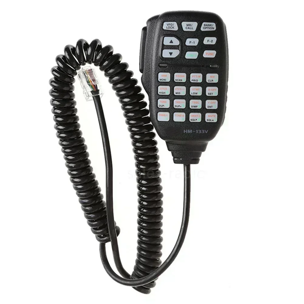 8-pin Speaker Mic HM-133V Microphone Lightweight Body Palm-fitting Design Portable Streamlined Design Sturdy Construction