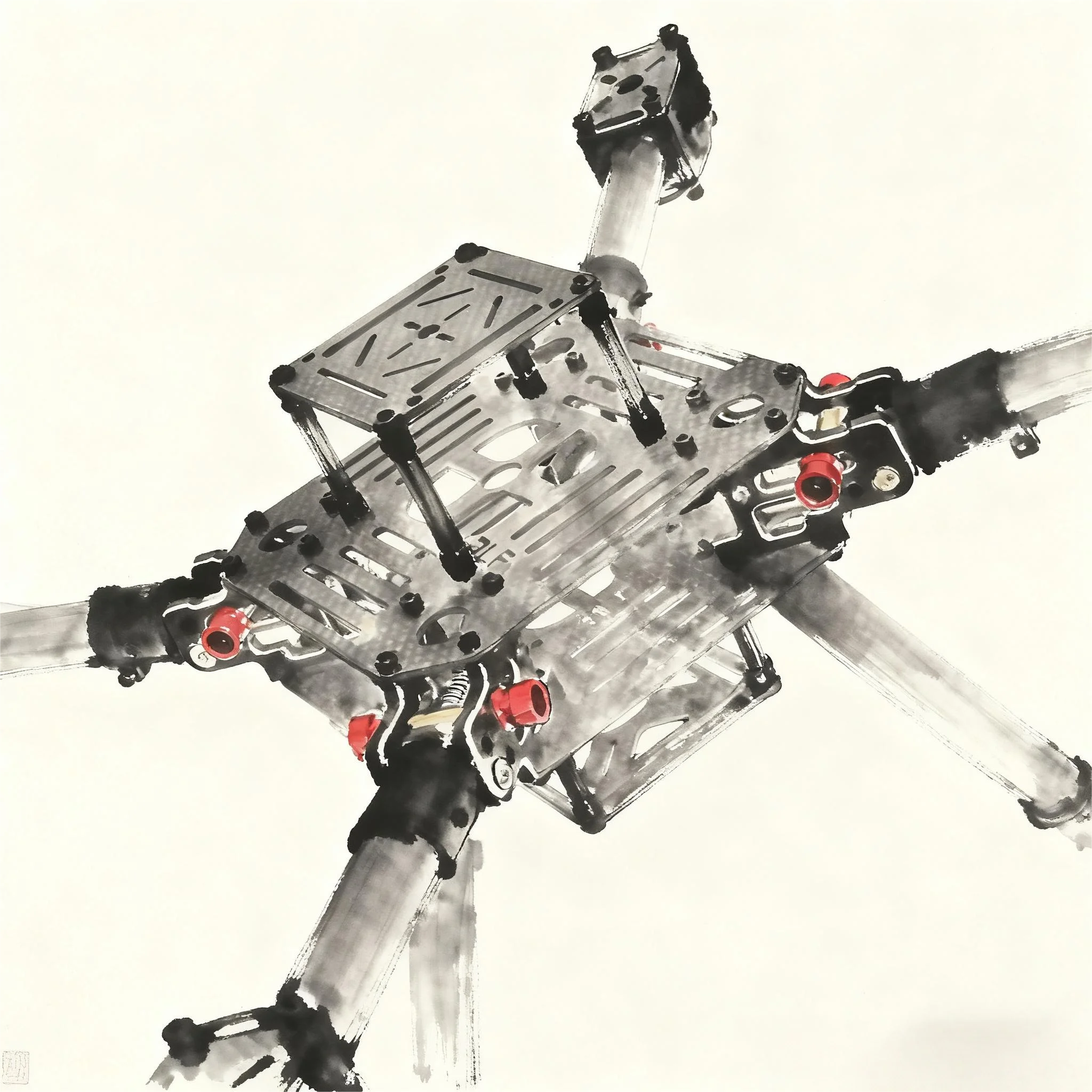 Cadre FPV LX350 PRO avec drone 350 pro Frame 350 pour Multicopter RC 4 axes FPV Quadcopter Heli multi-rotor avec train d'atterrissage