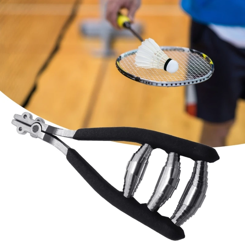 Tennis Stringing Máy Công Cụ Đầu Rộng Vợt Dây Hỗ Trợ Bắt Đầu Kẹp Dụng Cụ Bằng Tay Kìm Cho Vợt Cầu Lông